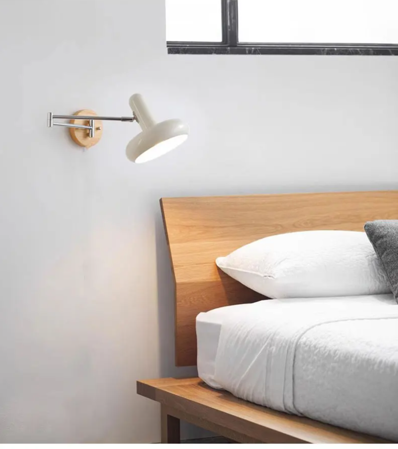 WindRocker FlexArm Wall Lamp – Vintage Telescopic Reading Lamp