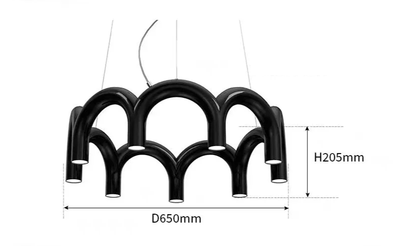 LumaArc U-Shape Design Ceiling Lamp