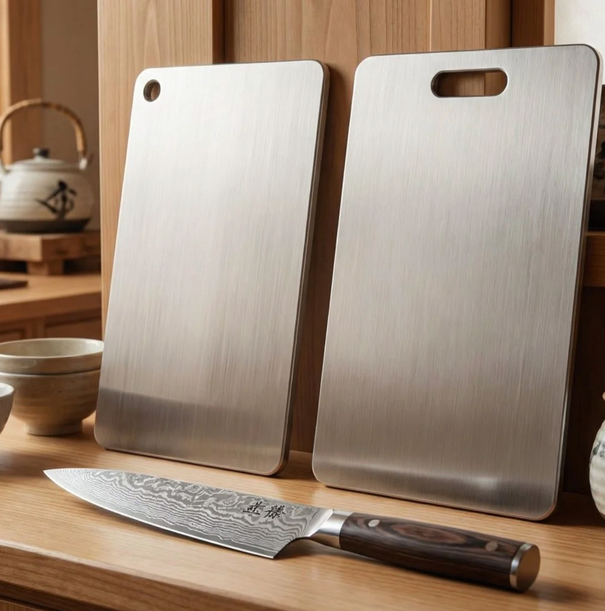 Ultra Thin Stainless Steel Cutting Boards - PFAS Free
