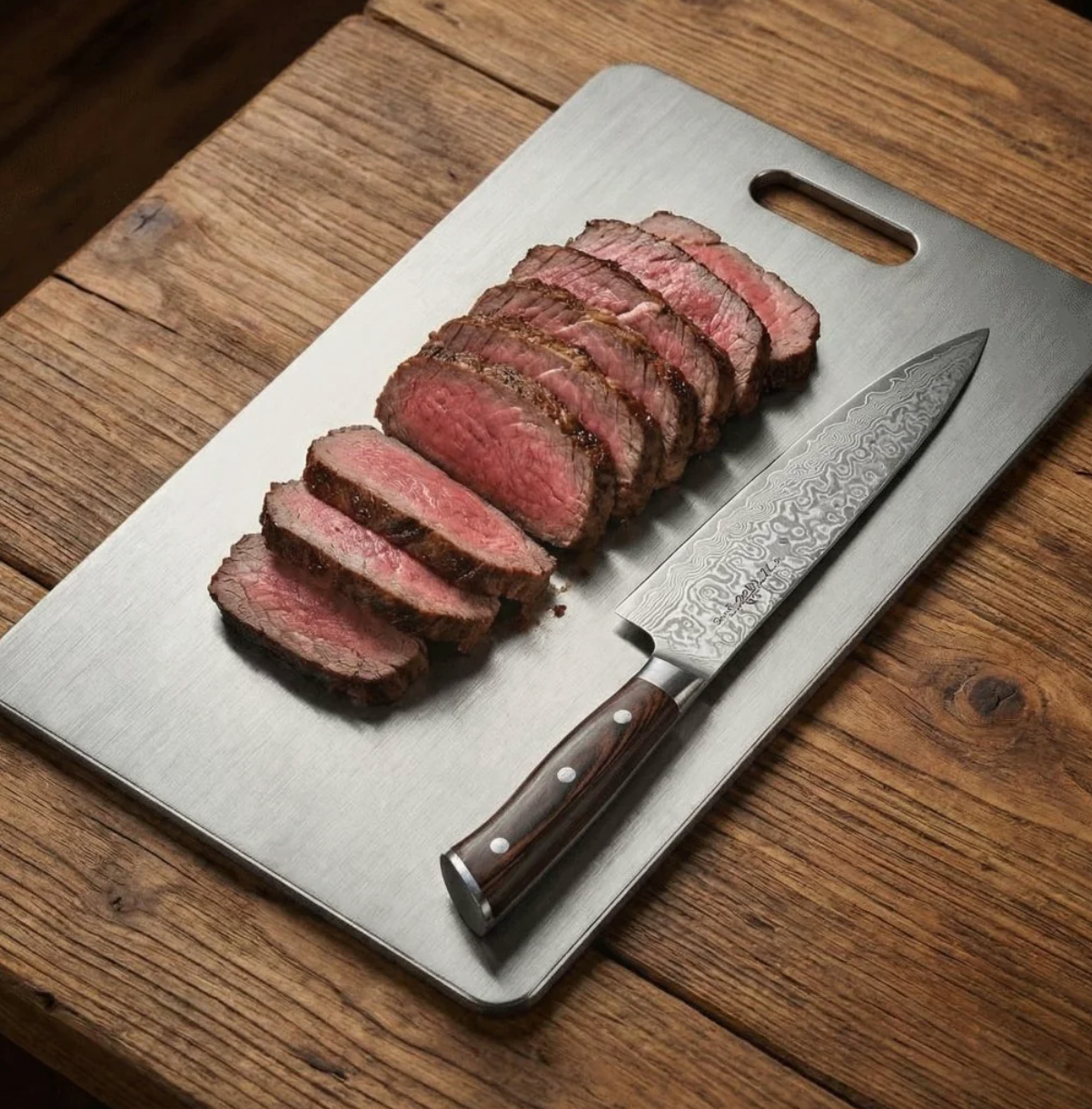 Ultra Thin Stainless Steel Cutting Boards - PFAS Free