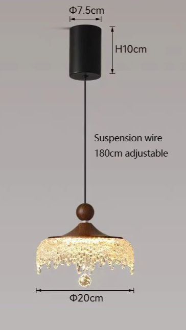 WalnoDrop Water Drop Pendant Lamp