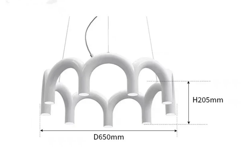 LumaArc U-Shape Design Ceiling Lamp