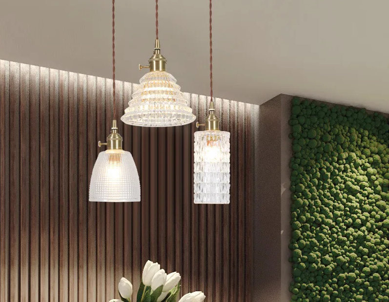AeroNord LumiSphere Pendant Lamp – Nordic Japan Style Glass Pendant