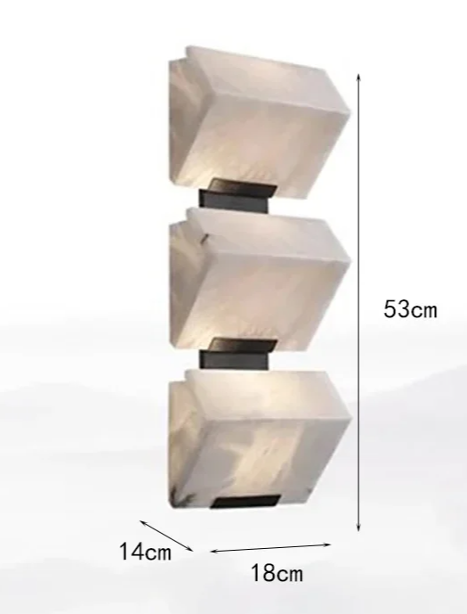 MarbleLuxe Nordic LED Wall Lamp – Natural Marble Mood Lighting