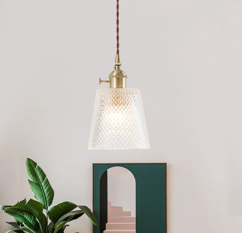 AeroNord LumiSphere Pendant Lamp – Nordic Japan Style Glass Pendant