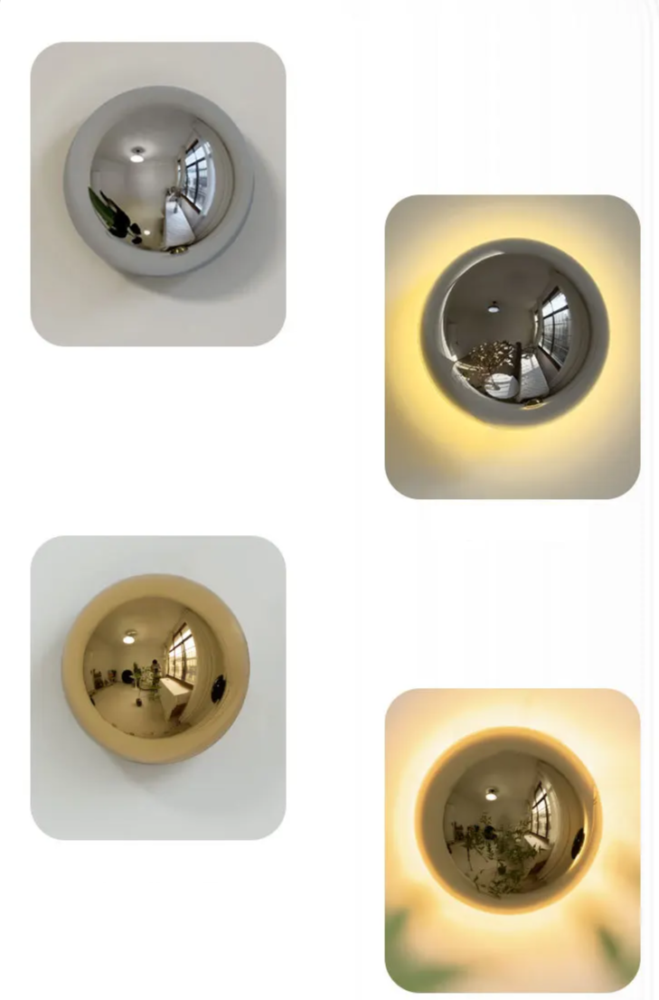 ChromeMush Bauhaus Designer Wall Lamp