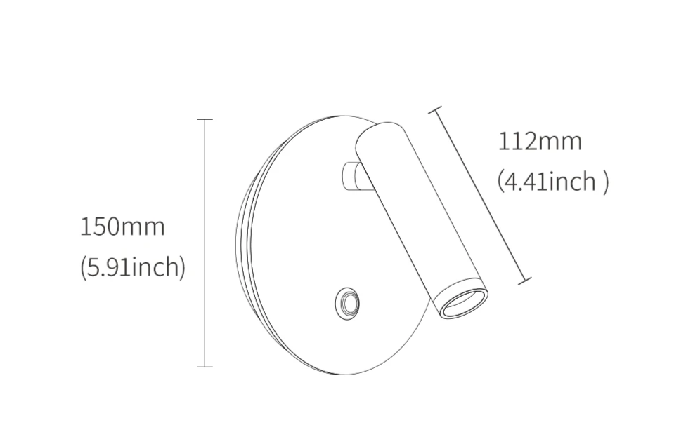Aisilan TouchGlow LED Wall Lamp