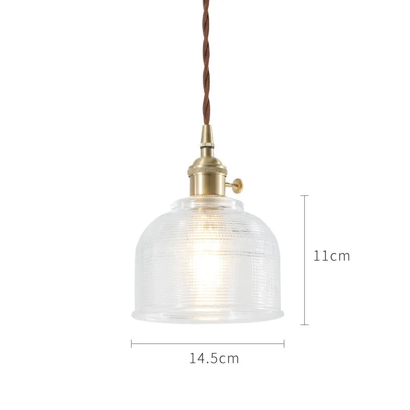 AeroNord LumiSphere Pendant Lamp – Nordic Japan Style Glass Pendant