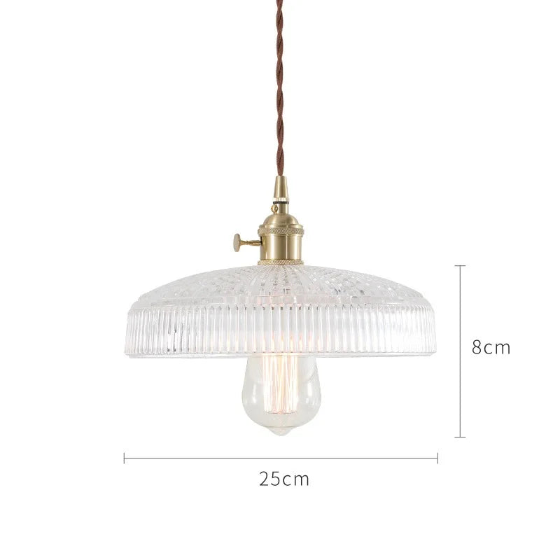 AeroNord LumiSphere Pendant Lamp – Nordic Japan Style Glass Pendant