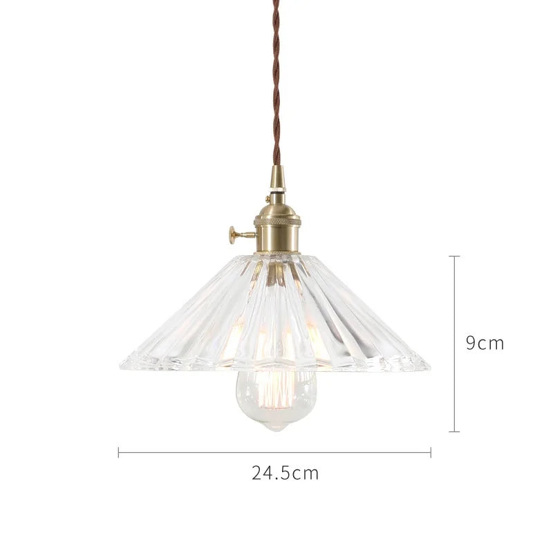 AeroNord LumiSphere Pendant Lamp – Nordic Japan Style Glass Pendant