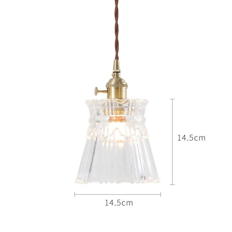 AeroNord LumiSphere Pendant Lamp – Nordic Japan Style Glass Pendant
