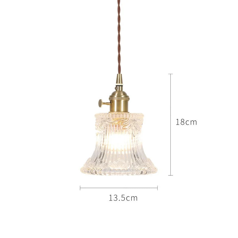 AeroNord LumiSphere Pendant Lamp – Nordic Japan Style Glass Pendant
