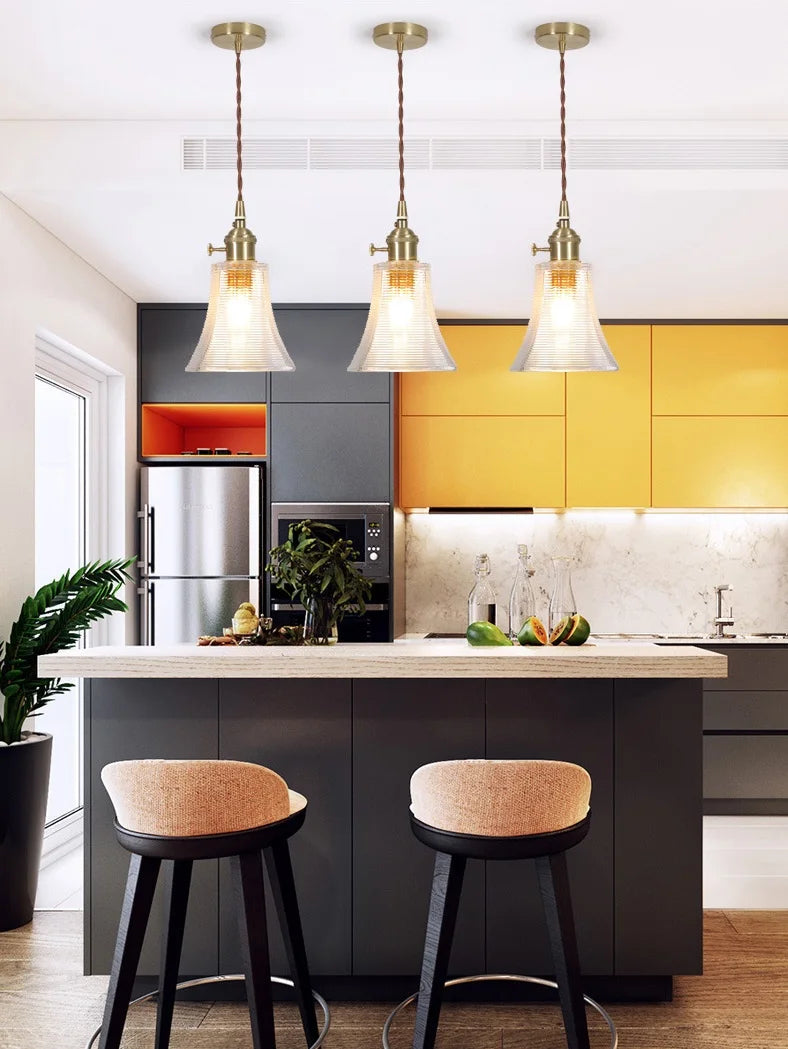 AeroNord LumiSphere Pendant Lamp – Nordic Japan Style Glass Pendant