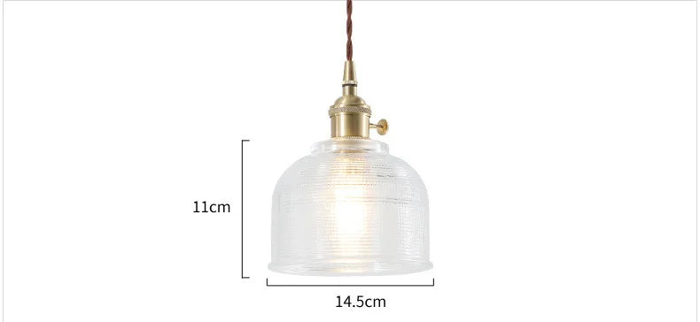 AeroNord LumiSphere Pendant Lamp – Nordic Japan Style Glass Pendant