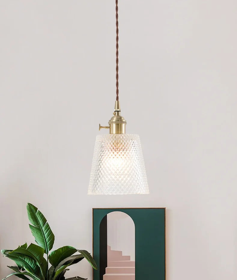 AeroNord LumiSphere Pendant Lamp – Nordic Japan Style Glass Pendant