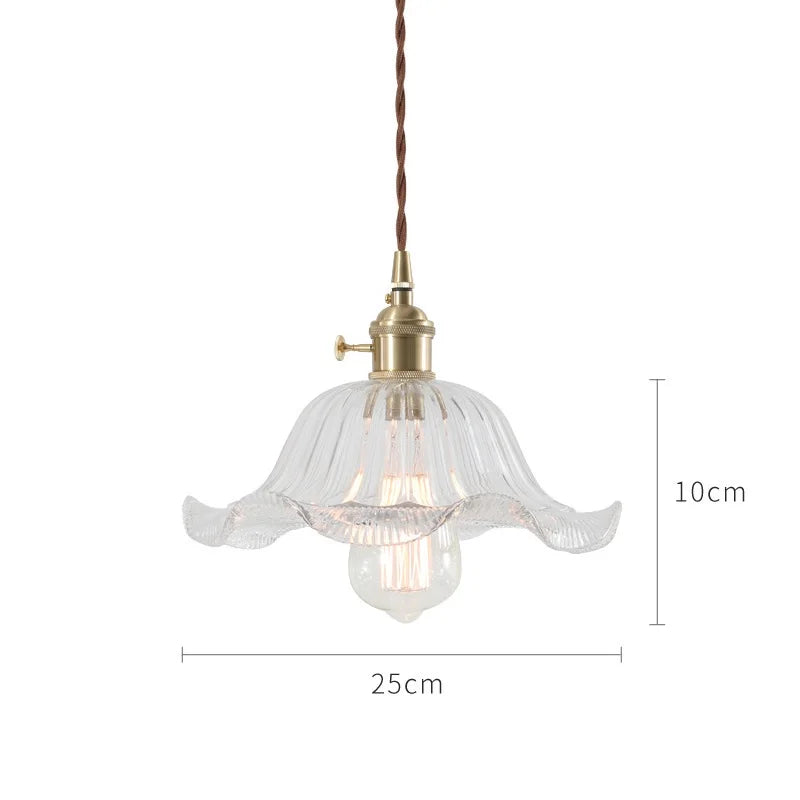AeroNord LumiSphere Pendant Lamp – Nordic Japan Style Glass Pendant