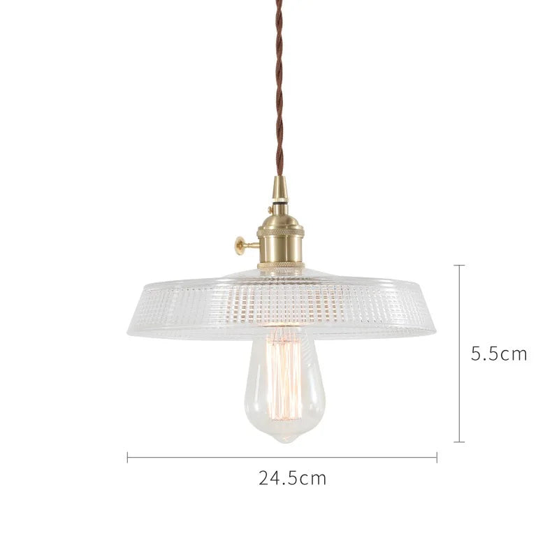 AeroNord LumiSphere Pendant Lamp – Nordic Japan Style Glass Pendant