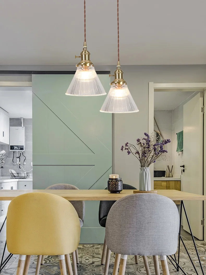 AeroNord LumiSphere Pendant Lamp – Nordic Japan Style Glass Pendant