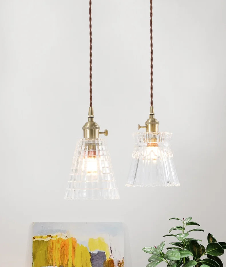AeroNord LumiSphere Pendant Lamp – Nordic Japan Style Glass Pendant