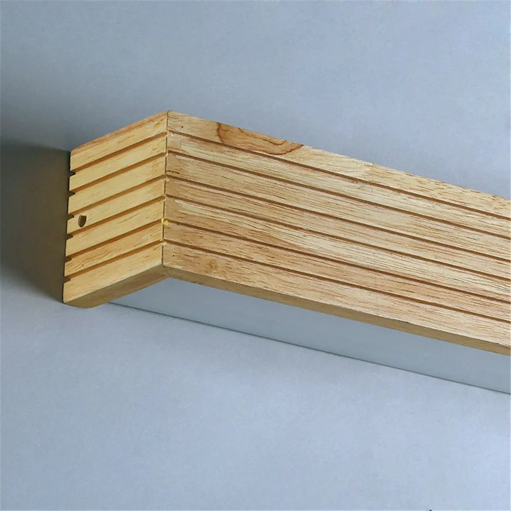 LignoGlow Modern Wooden LED Wall Lamp