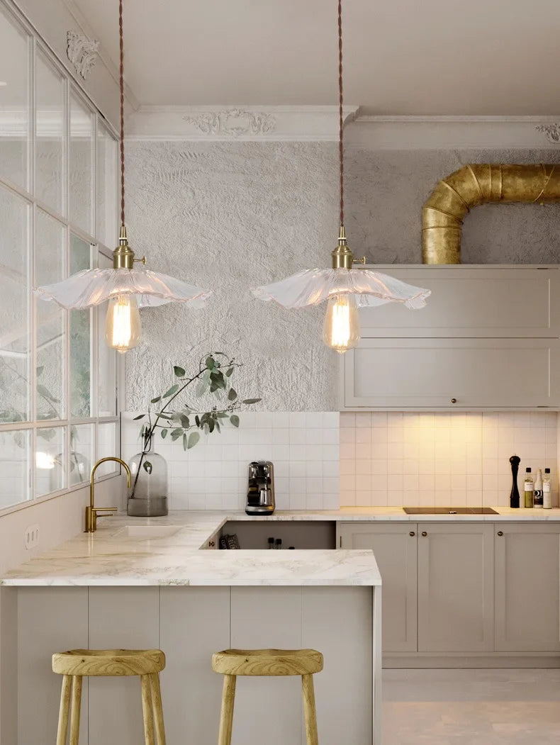 AeroNord LumiSphere Pendant Lamp – Nordic Japan Style Glass Pendant
