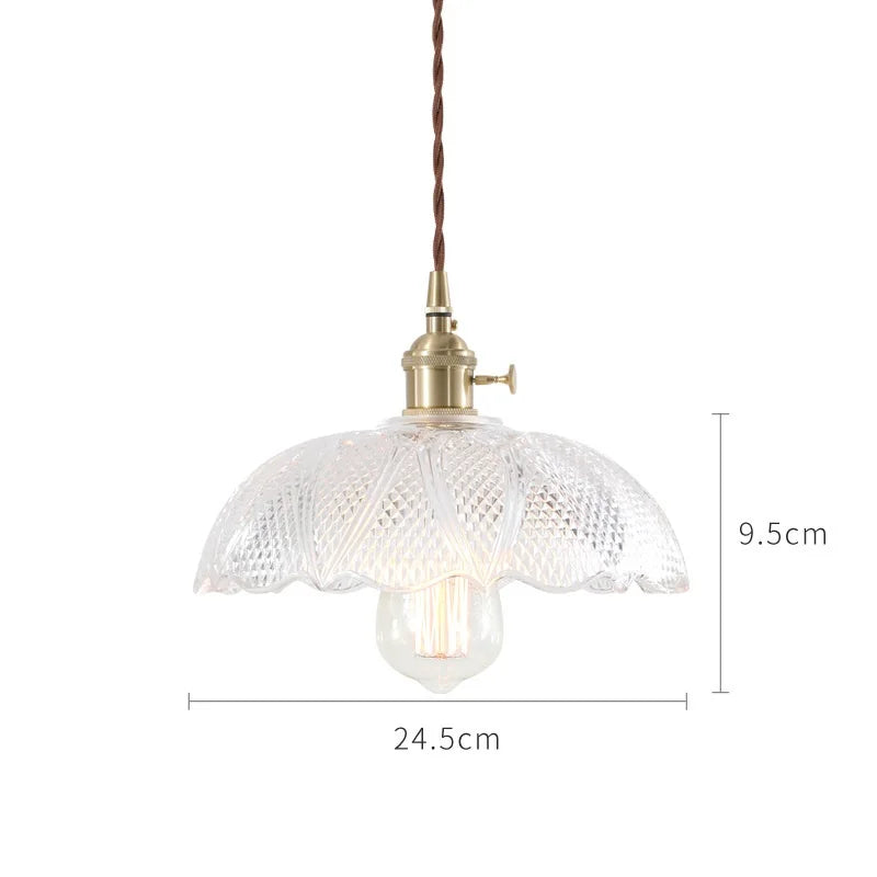 AeroNord LumiSphere Pendant Lamp – Nordic Japan Style Glass Pendant