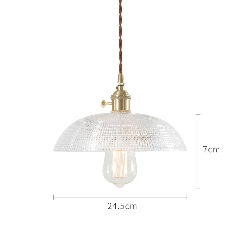 AeroNord LumiSphere Pendant Lamp – Nordic Japan Style Glass Pendant
