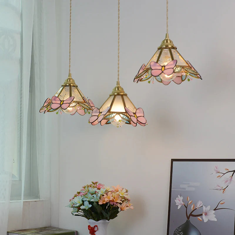 AuroraGlass Nordic LED Hanging Lamp