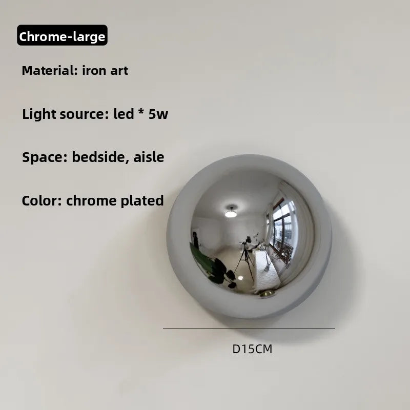 ChromeMush Bauhaus Designer Wall Lamp