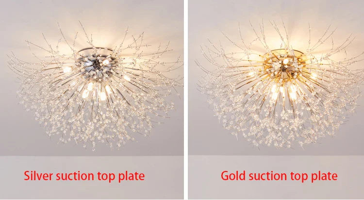 Dandeluxe Dandelion Crystal Ceiling Lamp