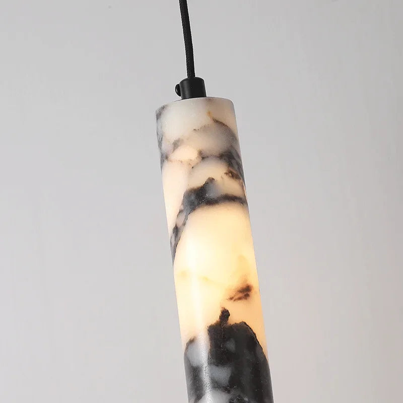 LuminaStone Luxury Natural Stone Pendant Lamp