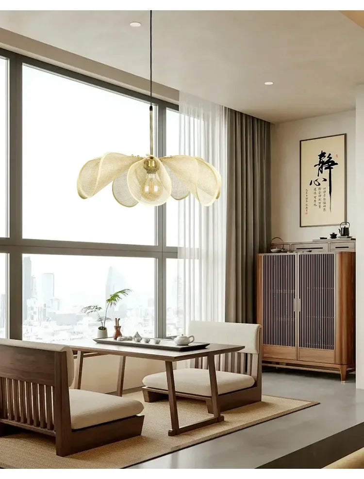 SabiFlora Wabi-Sabi Fabric Pendant Lamp