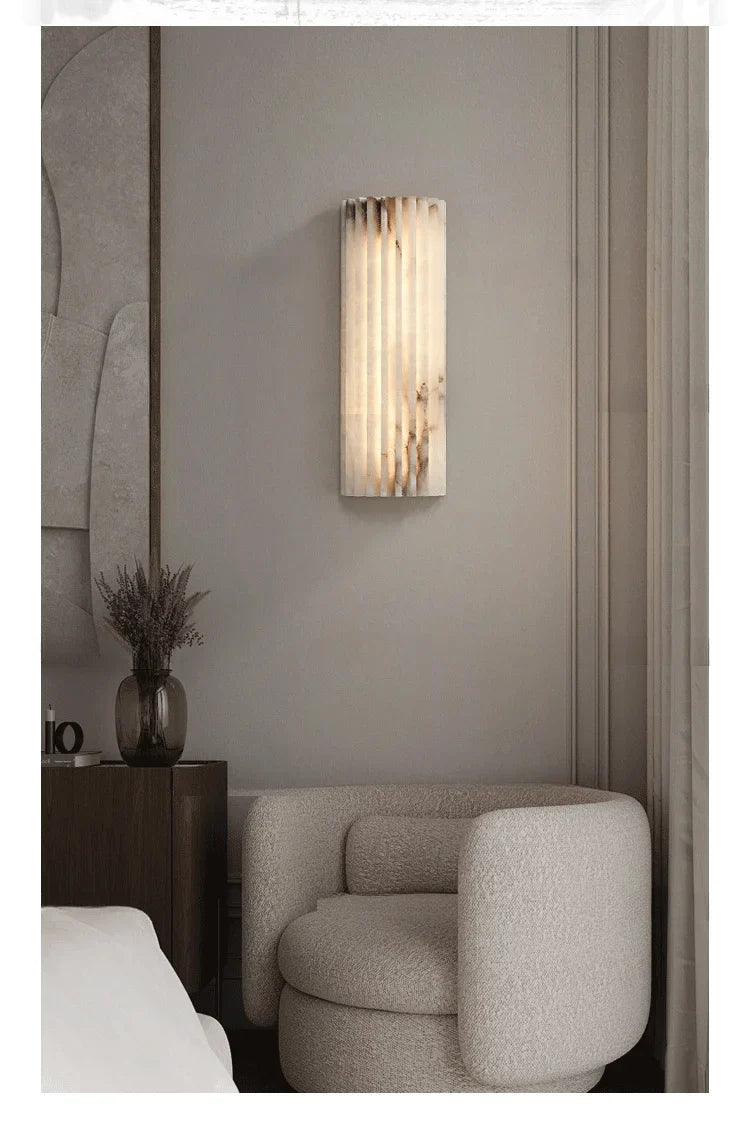 MarbellaLuce Modern Marble Wall Lamp