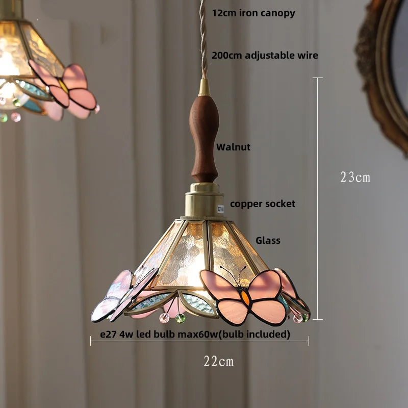 AuroraGlass Nordic LED Hanging Lamp