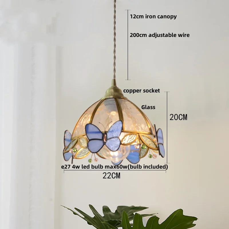 AuroraGlass Nordic LED Hanging Lamp
