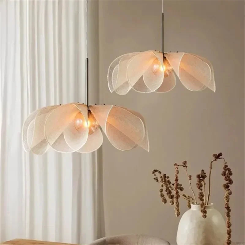 SabiFlora Wabi-Sabi Fabric Pendant Lamp