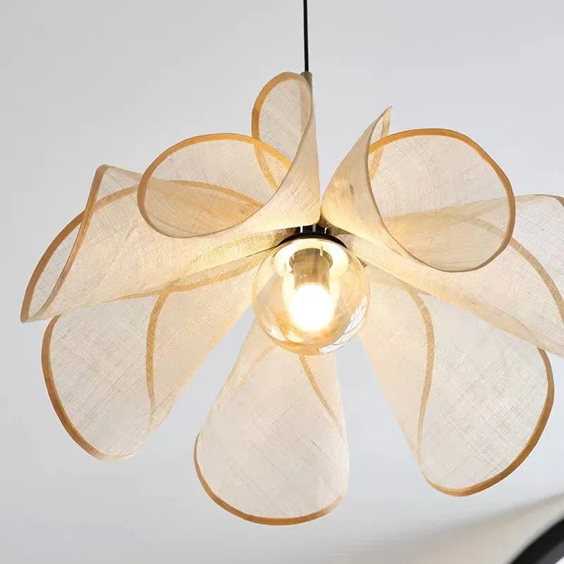 SabiFlora Wabi-Sabi Fabric Pendant Lamp