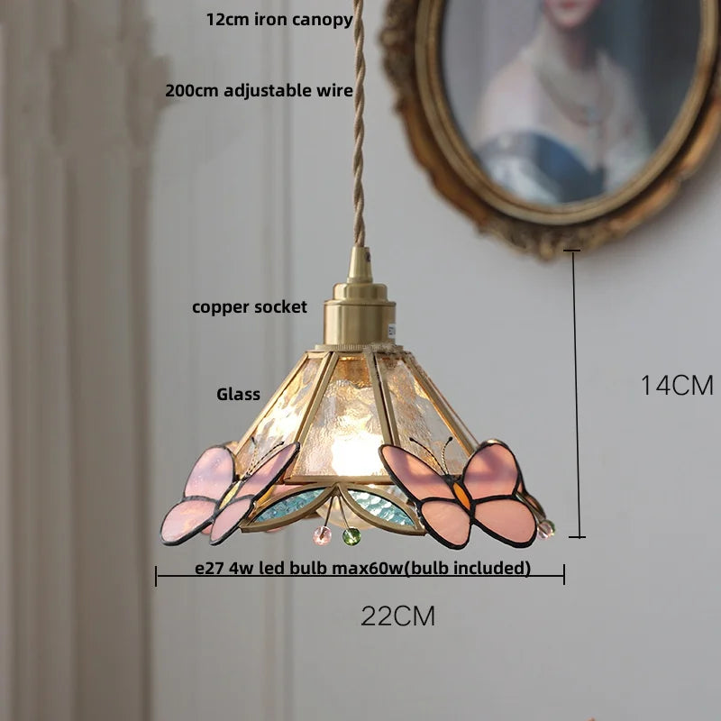 AuroraGlass Nordic LED Hanging Lamp