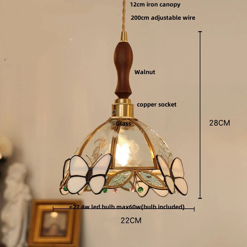AuroraGlass Nordic LED Hanging Lamp