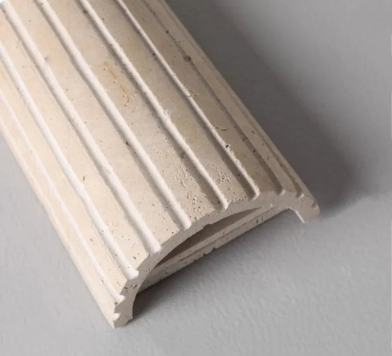 TerraLume Wabi-Sabi Travertine LED Wall Lamp