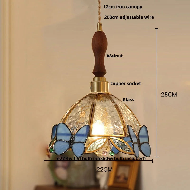AuroraGlass Nordic LED Hanging Lamp