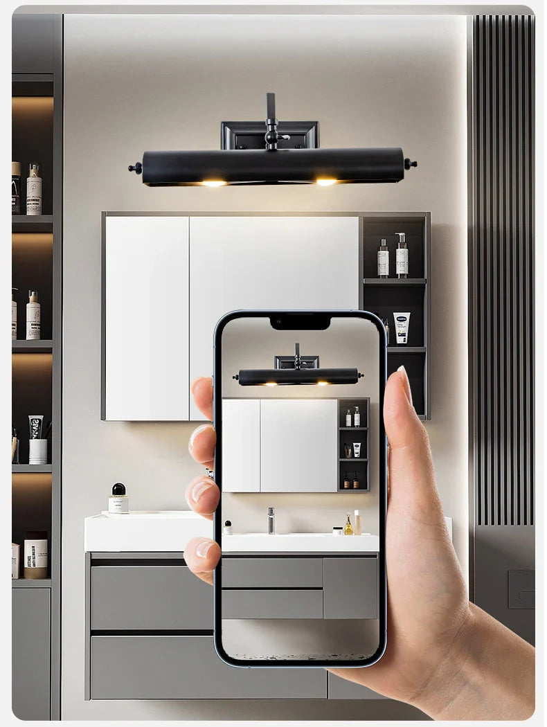 ReflektiLux Retro LED Mirror Wall Lamp