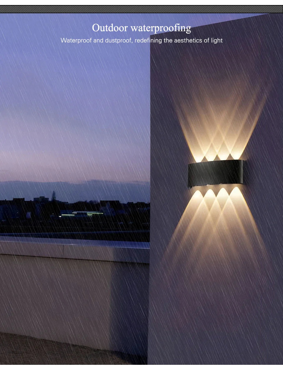AURAGLOW UpDown LED Wall Lamp