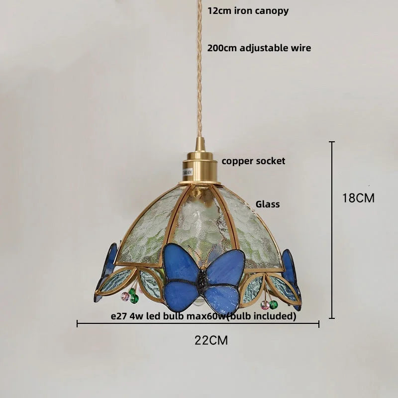 AuroraGlass Nordic LED Hanging Lamp