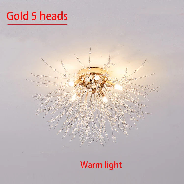 Dandeluxe Dandelion Crystal Ceiling Lamp