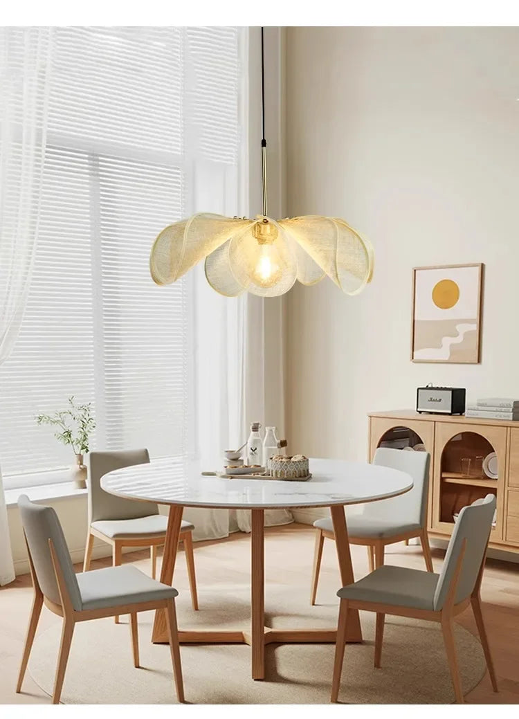SabiFlora Wabi-Sabi Fabric Pendant Lamp