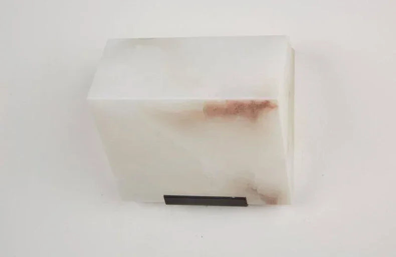 MarbleLuxe Nordic LED Wall Lamp – Natural Marble Mood Lighting