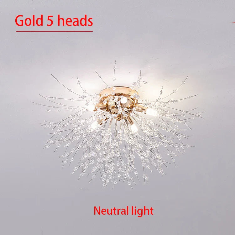 Dandeluxe Dandelion Crystal Ceiling Lamp