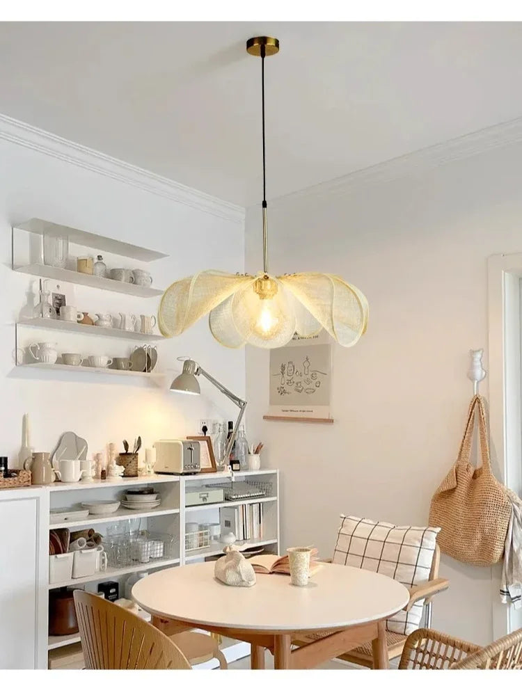 SabiFlora Wabi-Sabi Fabric Pendant Lamp