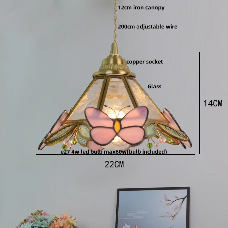 AuroraGlass Nordic LED Hanging Lamp
